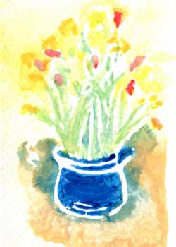 "Spring Bouquet" by Lynn Courtenay, Madison WI - Watercolor